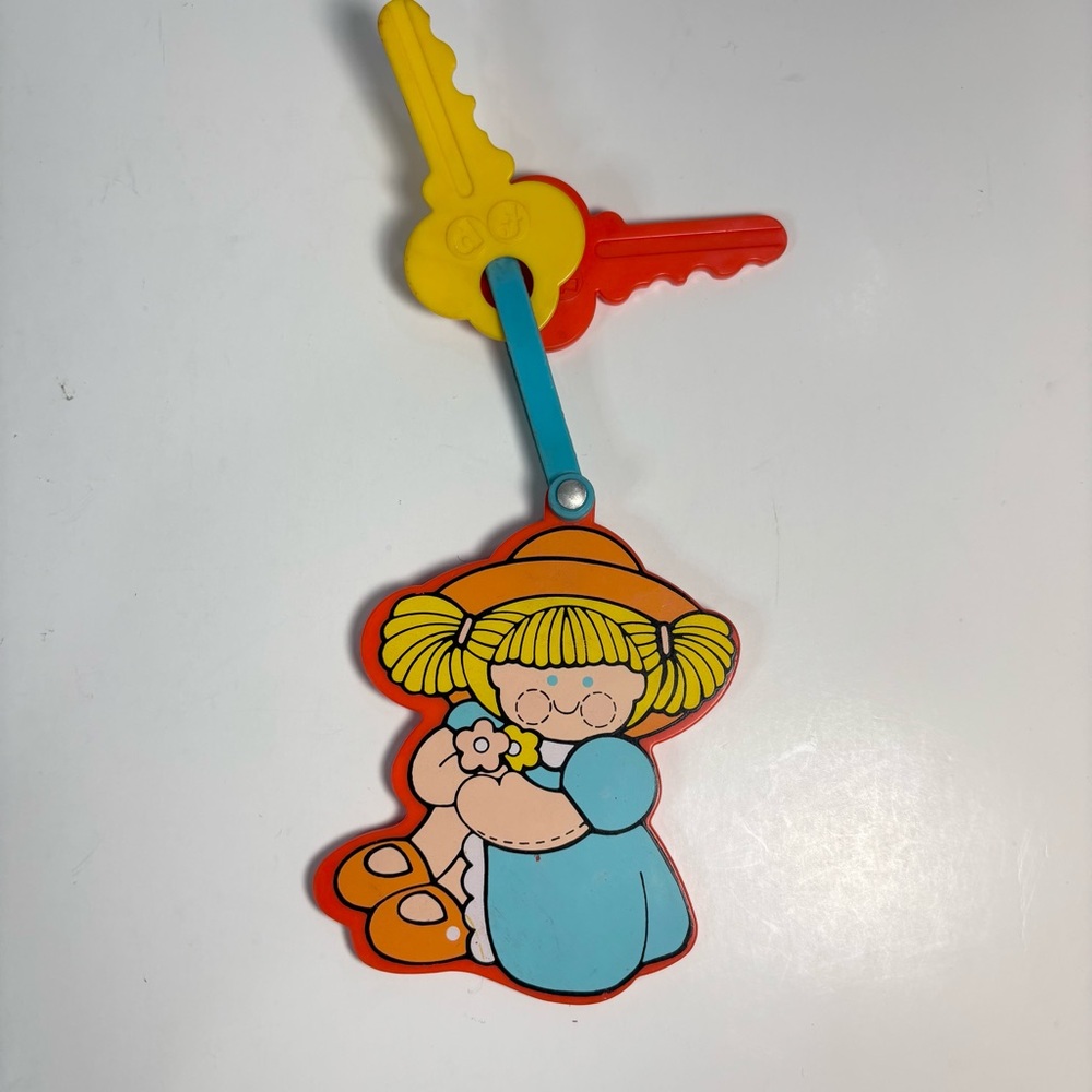 Vintage 1970’s Fisher Price Activity Keys Key Set Baby Toy USA Made‎